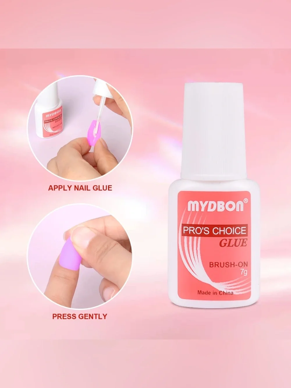 Multicolor Matte Press-On Nail Kit - Assorted Colors